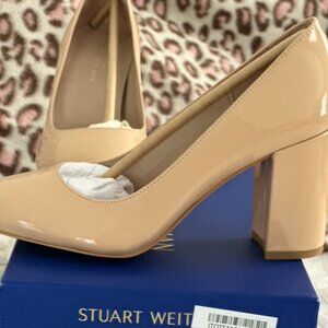 Brand new, never worn Stuart Weitzman block heel pumps, Sz 5.5 M
